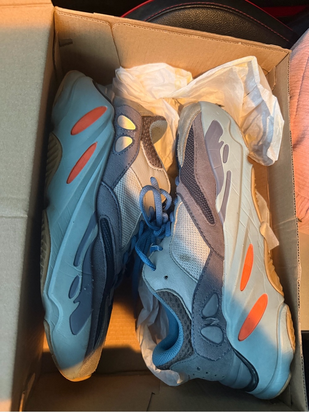Adidas Yeezy Boost 700 Carbon Blue 6 1/2 GS